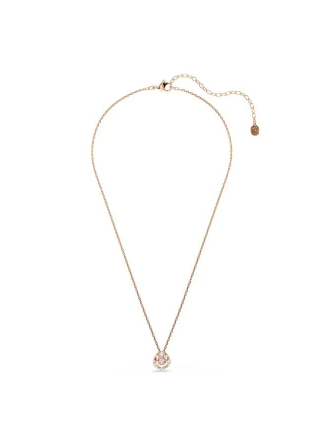 سواروفسكي قلادة بدلاية مطلية بالذهب الوردي كونستيلا